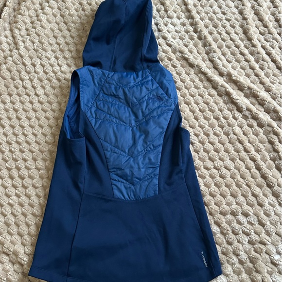 The North Face Blue Hooded Vest medium - Picture 5 of 11